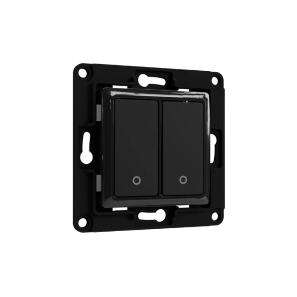 Shelly Wall Switch 2 Bianco o Nero – Nero